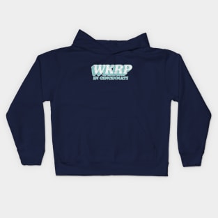 WKRP in Cincinnati - vintage logo Kids Hoodie